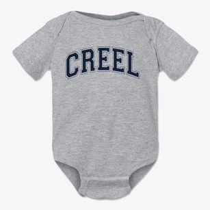 Creel Elementary School Varsity Arch Baby Onesie