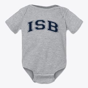 International School Of Brussels Varsity Arch Baby Onesie