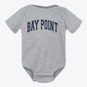 Bay Point Elementary School Varsity Arch Baby Onesie