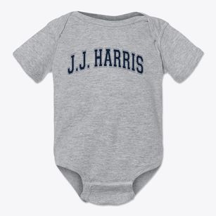 J.j. Harris Elementary School Varsity Arch Baby Onesie