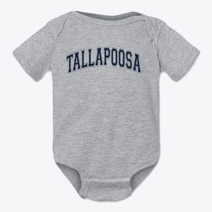 Tallapoosa Primary School Varsity Arch Baby Onesie