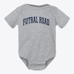 Futral Road Elementary School Varsity Arch Baby Onesie