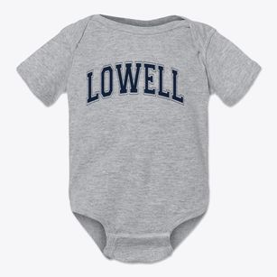 Lowell Elementary School Varsity Arch Baby Onesie