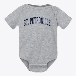 St Petronille School Varsity Arch Baby Onesie
