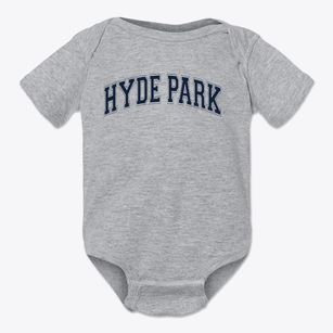 Hyde Park Elementary School Varsity Arch Baby Onesie