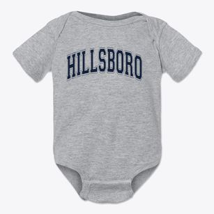 Hillsboro Junior High School Varsity Arch Baby Onesie