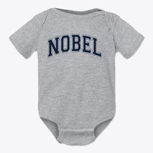 Nobel Elementary School Varsity Arch Baby Onesie