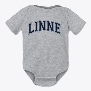 Linne Elementary School Varsity Arch Baby Onesie