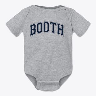 Booth Elementary School Varsity Arch Baby Onesie