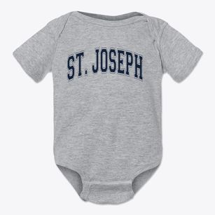 Saint Joseph School Varsity Arch Baby Onesie