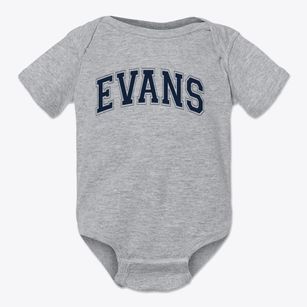 Evans Elementary School Varsity Arch Baby Onesie