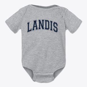 Landis Elementary School Varsity Arch Baby Onesie