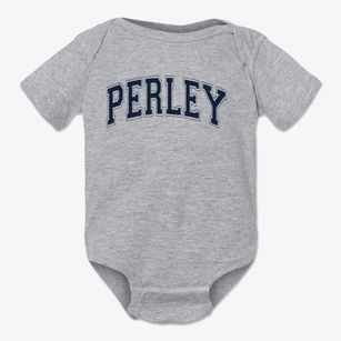 Perley Elementary School Varsity Arch Baby Onesie