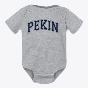 Pekin Elementary School Varsity Arch Baby Onesie
