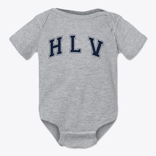 H L V Community School Varsity Arch Baby Onesie