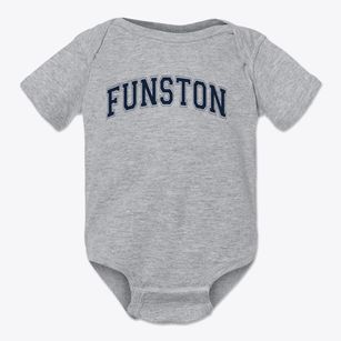 Funston Elementary School Varsity Arch Baby Onesie