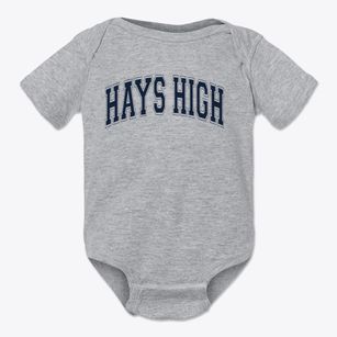 Hays High School Varsity Arch Baby Onesie