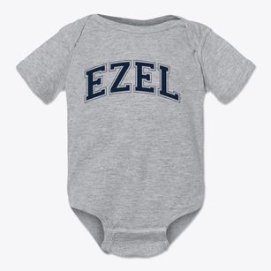 Ezel Elementary School Varsity Arch Baby Onesie