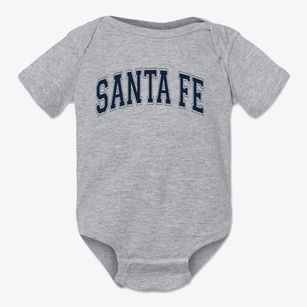 Santa Fe Elementary School Varsity Arch Baby Onesie