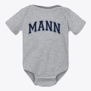 Mann Elementary School Varsity Arch Baby Onesie