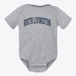South Livingston Elementary School Varsity Arch Baby Onesie