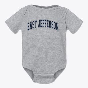 East Jefferson High School Varsity Arch Baby Onesie