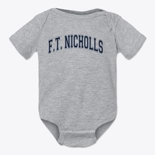 Francis T. Nicholls High School Varsity Arch Baby Onesie