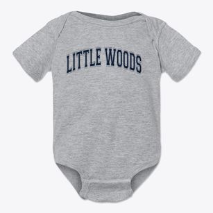 Little Woods Elementary School Varsity Arch Baby Onesie
