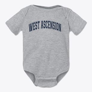 West Ascension Elementary School Varsity Arch Baby Onesie