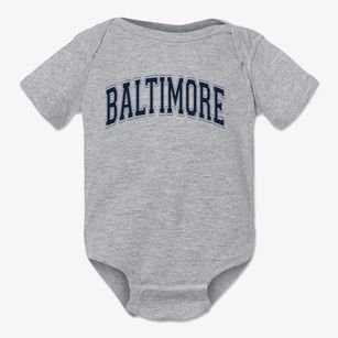 Baltimore Junior Academy Varsity Arch Baby Onesie