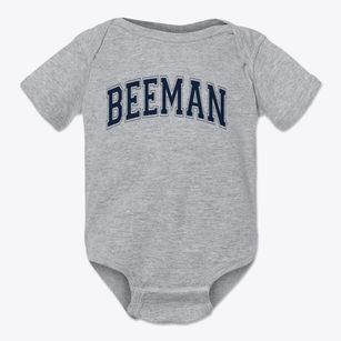 Beeman Memorial School Varsity Arch Baby Onesie