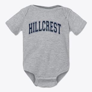 Hillcrest Environmental Science Academy Varsity Arch Baby Onesie