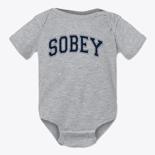 Sobey Elementary School Varsity Arch Baby Onesie