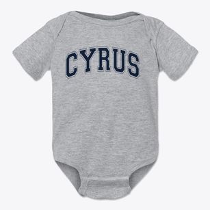 Cyrus Math Science & Technology School Varsity Arch Baby Onesie