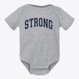 Strong High School Varsity Arch Baby Onesie