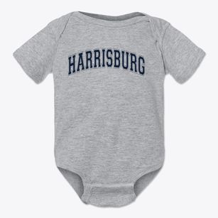Harrisburg Elementary School Varsity Arch Baby Onesie