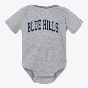Blue Hills Elementary School Varsity Arch Baby Onesie
