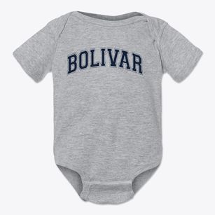 Bolivar Middle School Varsity Arch Baby Onesie