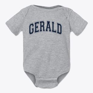 Gerald Elementary School Varsity Arch Baby Onesie