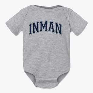 Inman Elementary School Varsity Arch Baby Onesie