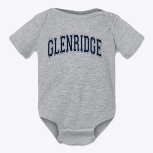 Glenridge Elementary School Varsity Arch Baby Onesie