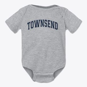 Townsend Elementary School Varsity Arch Baby Onesie