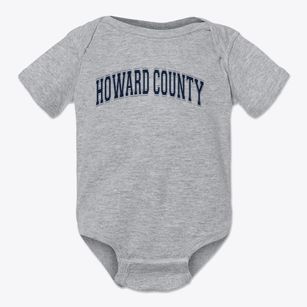 Howard County District 67 School Varsity Arch Baby Onesie