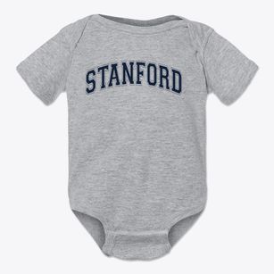 Stanford Elementary School Varsity Arch Baby Onesie
