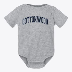 Cottonwood Elementary School Varsity Arch Baby Onesie
