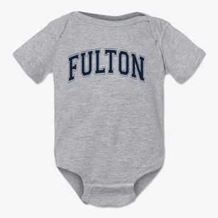 Robert Fulton College Prep Varsity Arch Baby Onesie