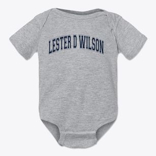 Lester D Wilson Elementary School Varsity Arch Baby Onesie