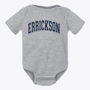 Marshall W. Errickson Elementary School Varsity Arch Baby Onesie