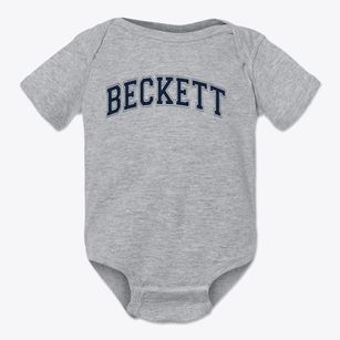 Beckett Christian School Varsity Arch Baby Onesie