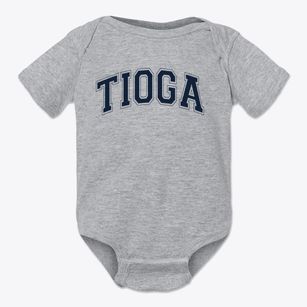Tioga Elementary School Varsity Arch Baby Onesie